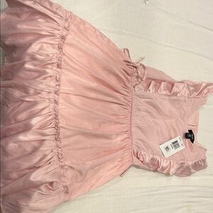 Aqua Blush Pink Formal Kids Dress